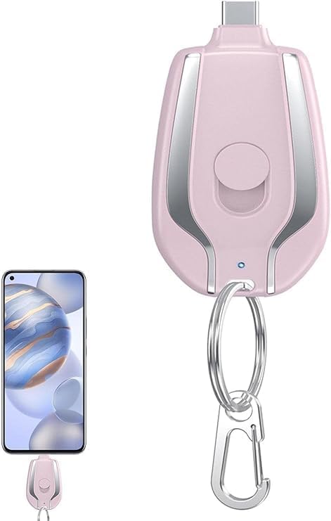 PowerKey™ Mini Emergency Keychain Power Bank – 1500mAh