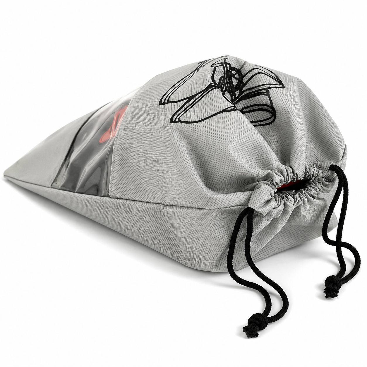 Shoe Carrying Bag with Drawstring