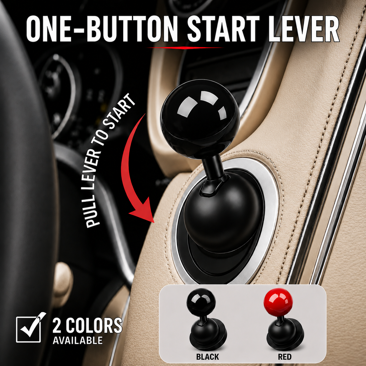 Car Push Start Button Cover (Buy 1 Get 1 free)