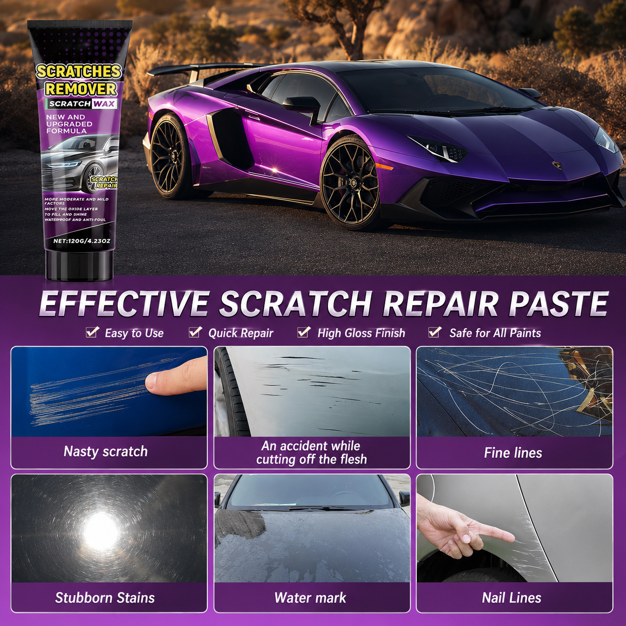 Car Scratch Remover Kit