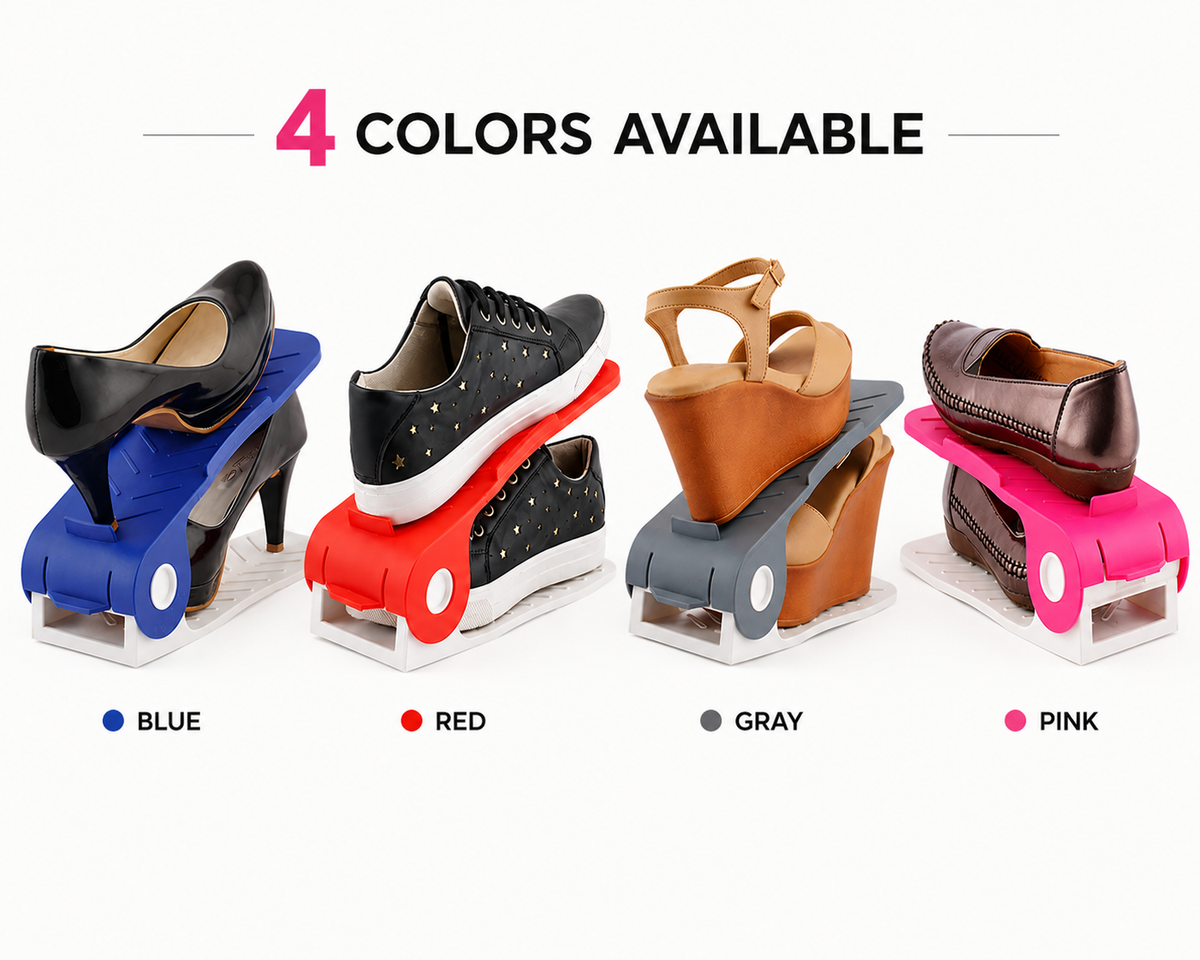 Adjustable Shoe Organizer⢠(Pack of 4)