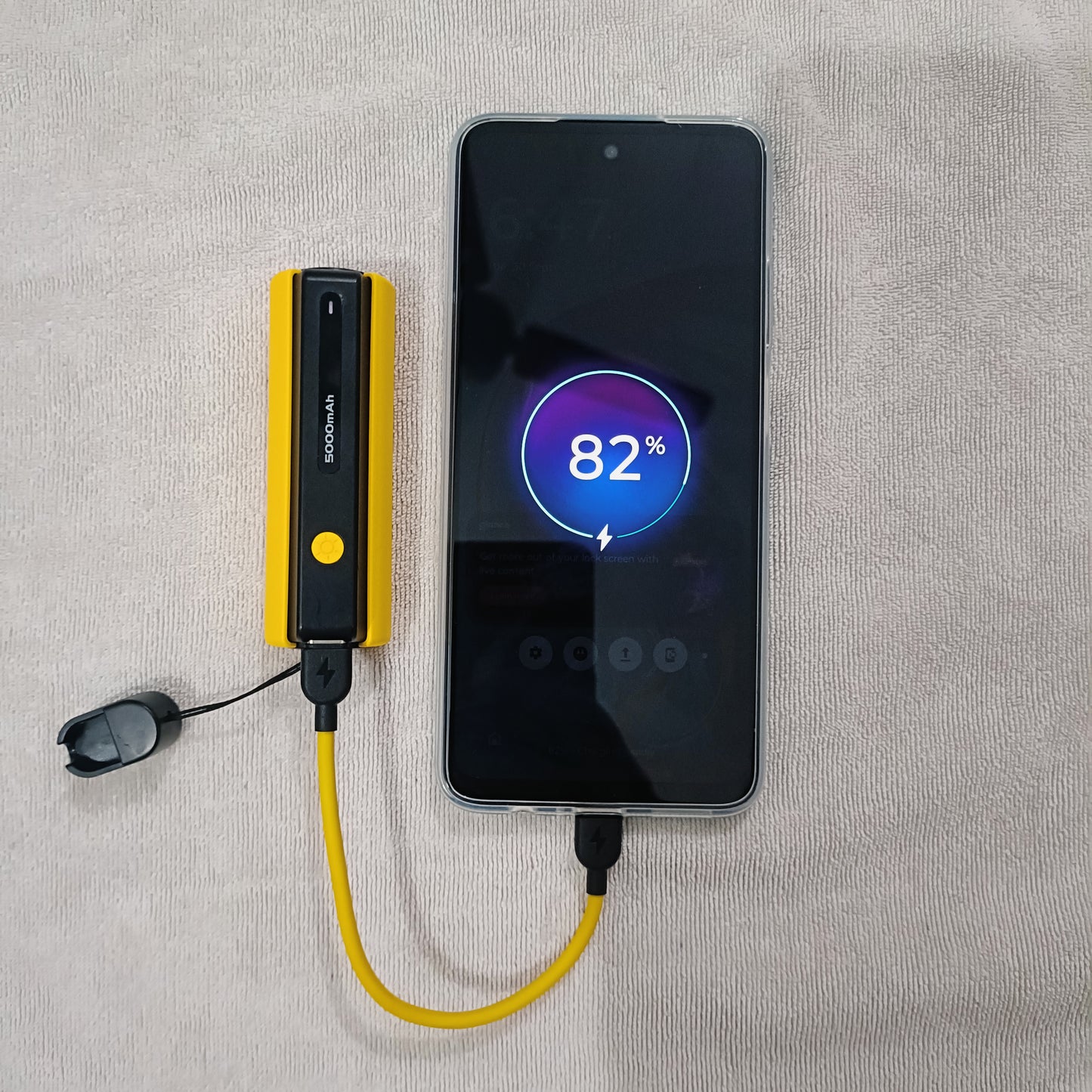 RILLOHUT™ Power Bank with LED Torch – 5000mAh (For Type-C phones)