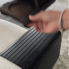 Wooden Book Stand with Cup Holder