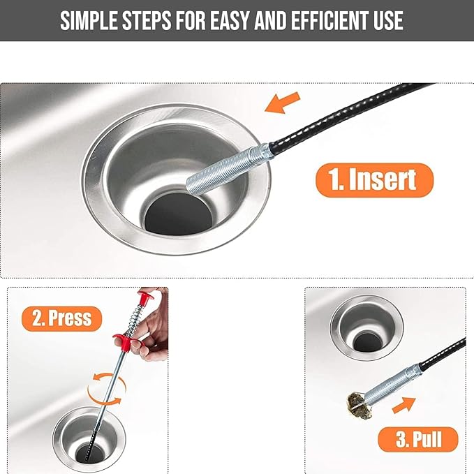 4-in-1 Drain and Pipe Cleaning Combo