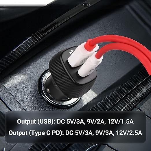 Dual port car charger