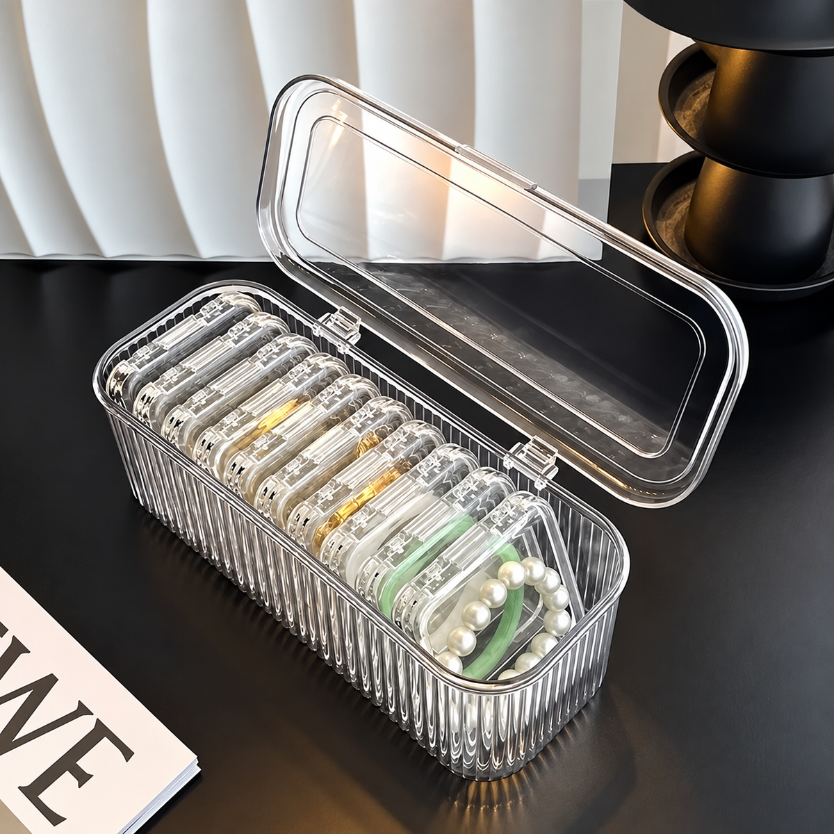 Acrylic Jewellery Organiser Box set