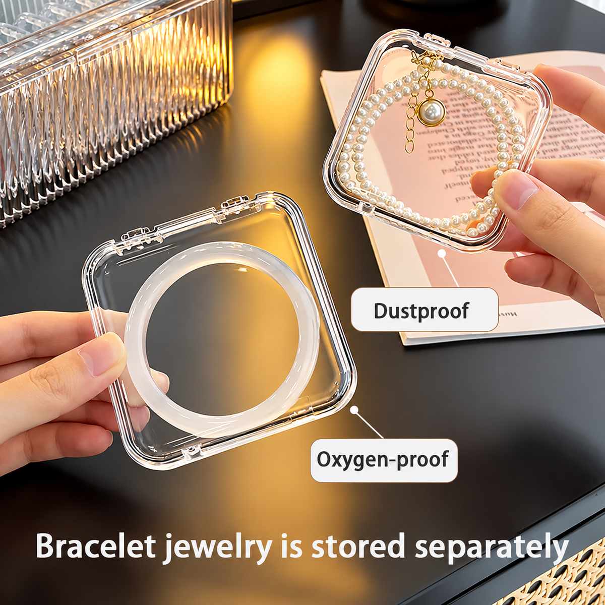 Acrylic Jewellery Organiser Box set
