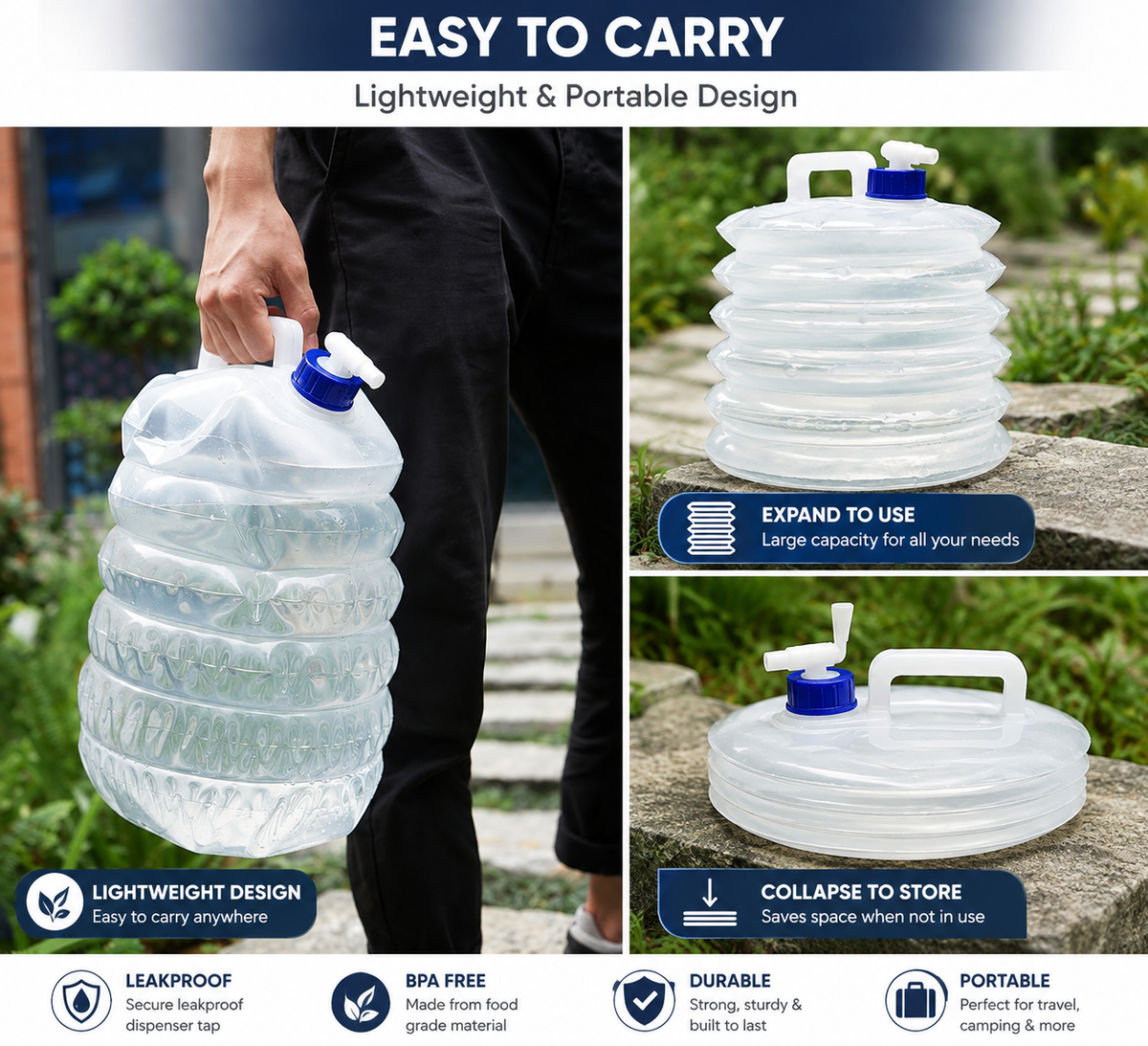 Foldable Water Bucket
