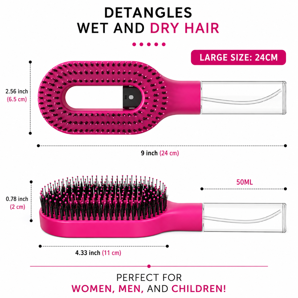 2-in-1 Spray Comb for Hair