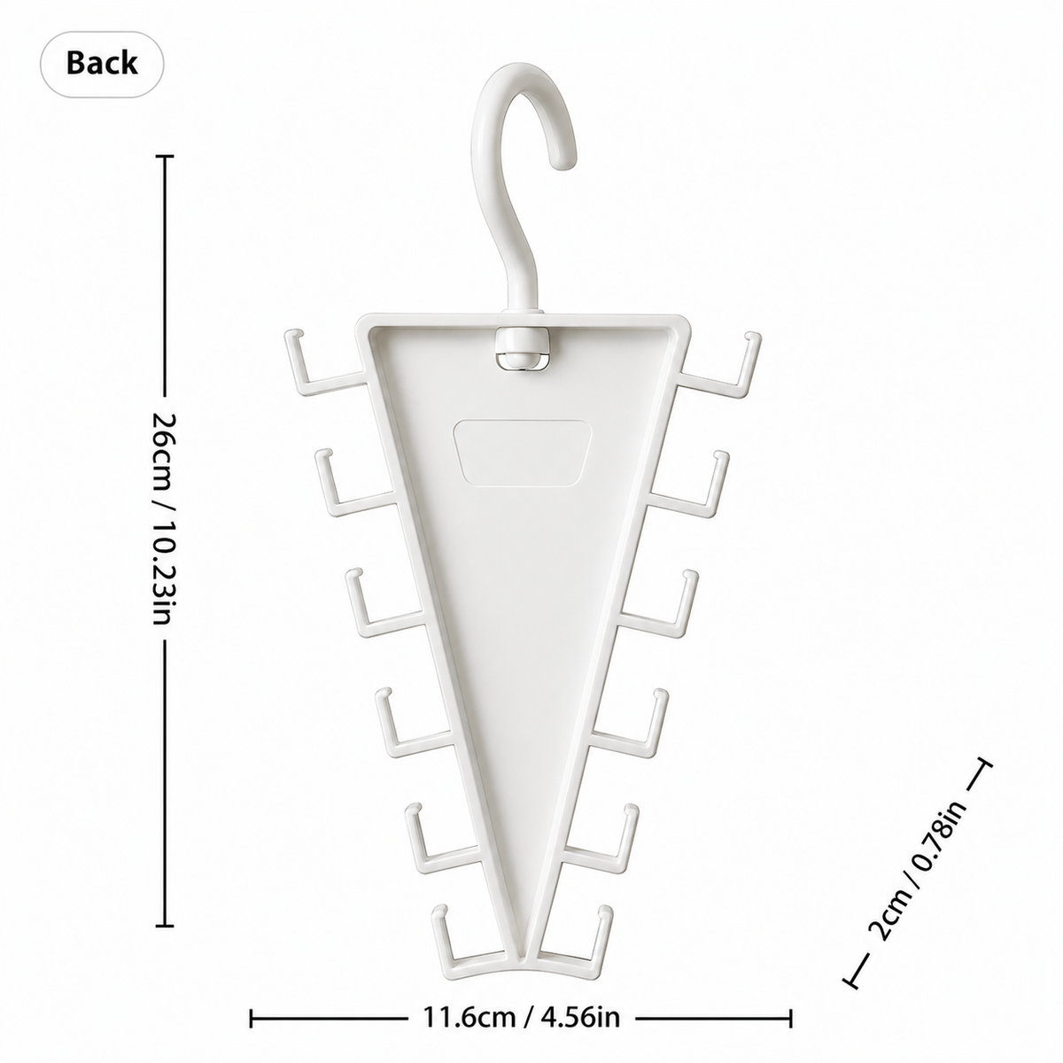 V-Shaped Wardrobe Clothes Organizer
