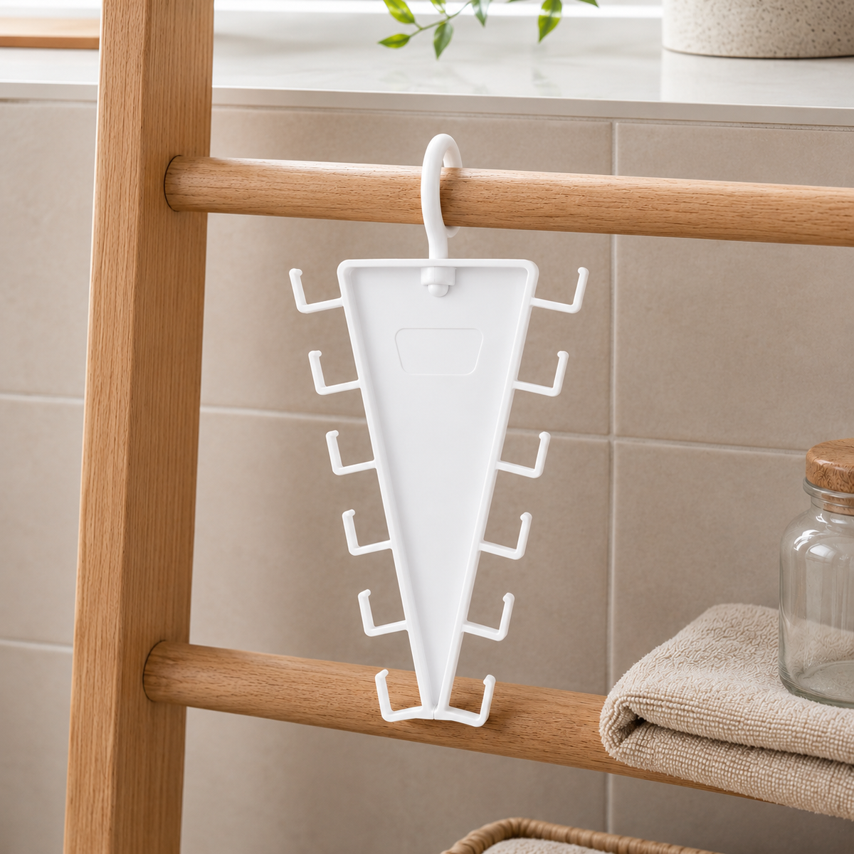 V-Shaped Wardrobe Clothes Organizer