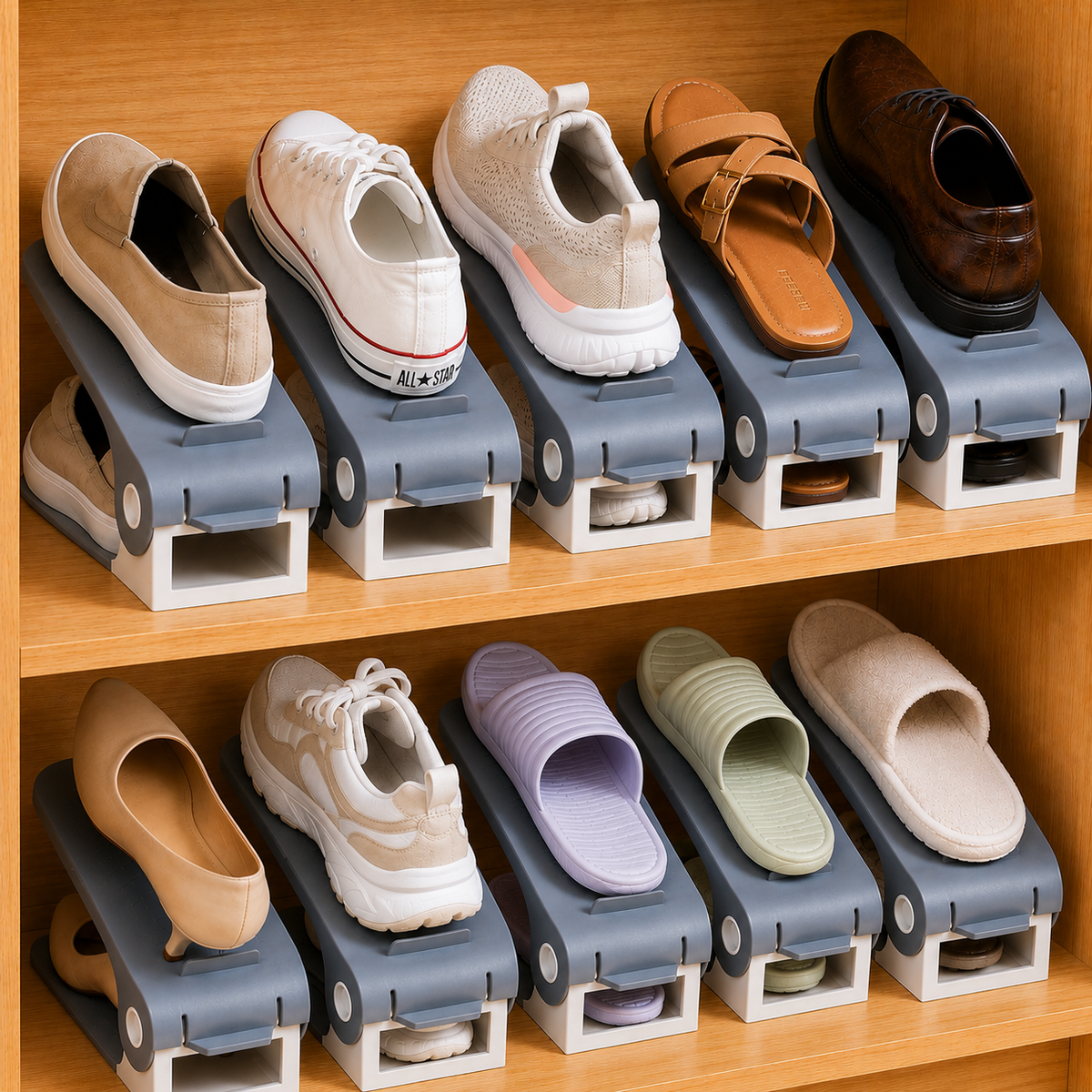 Adjustable Shoe Organizer™ (Pack of 4)