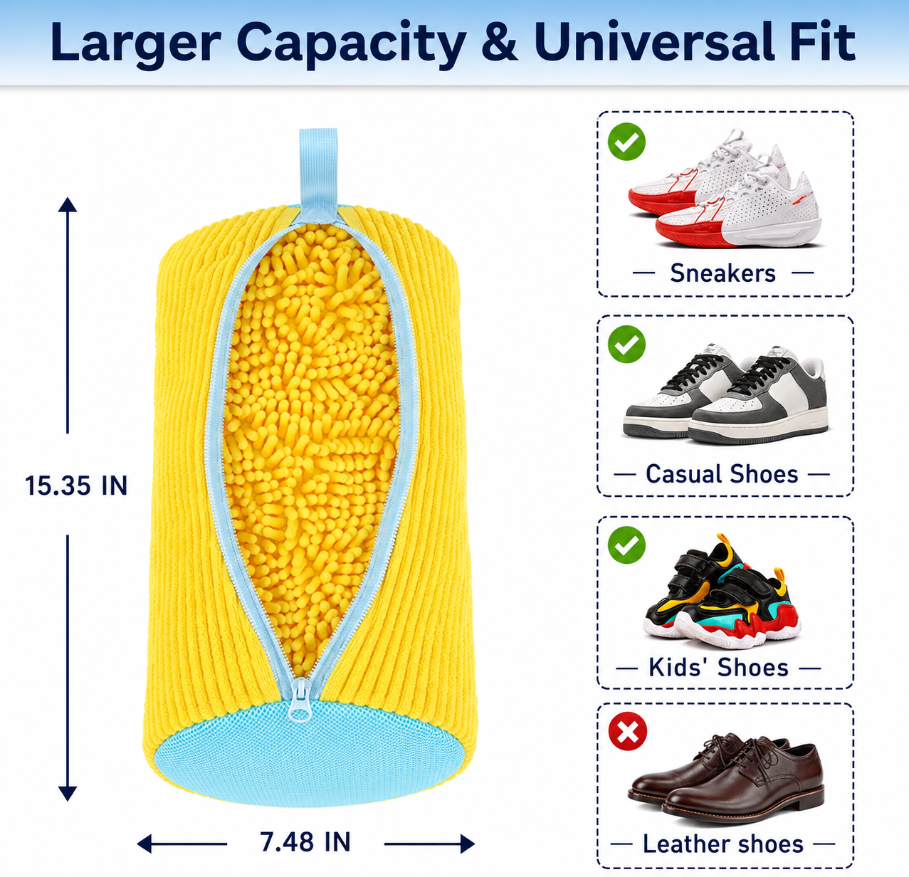 Shoe Washing Machine Laundry Bag