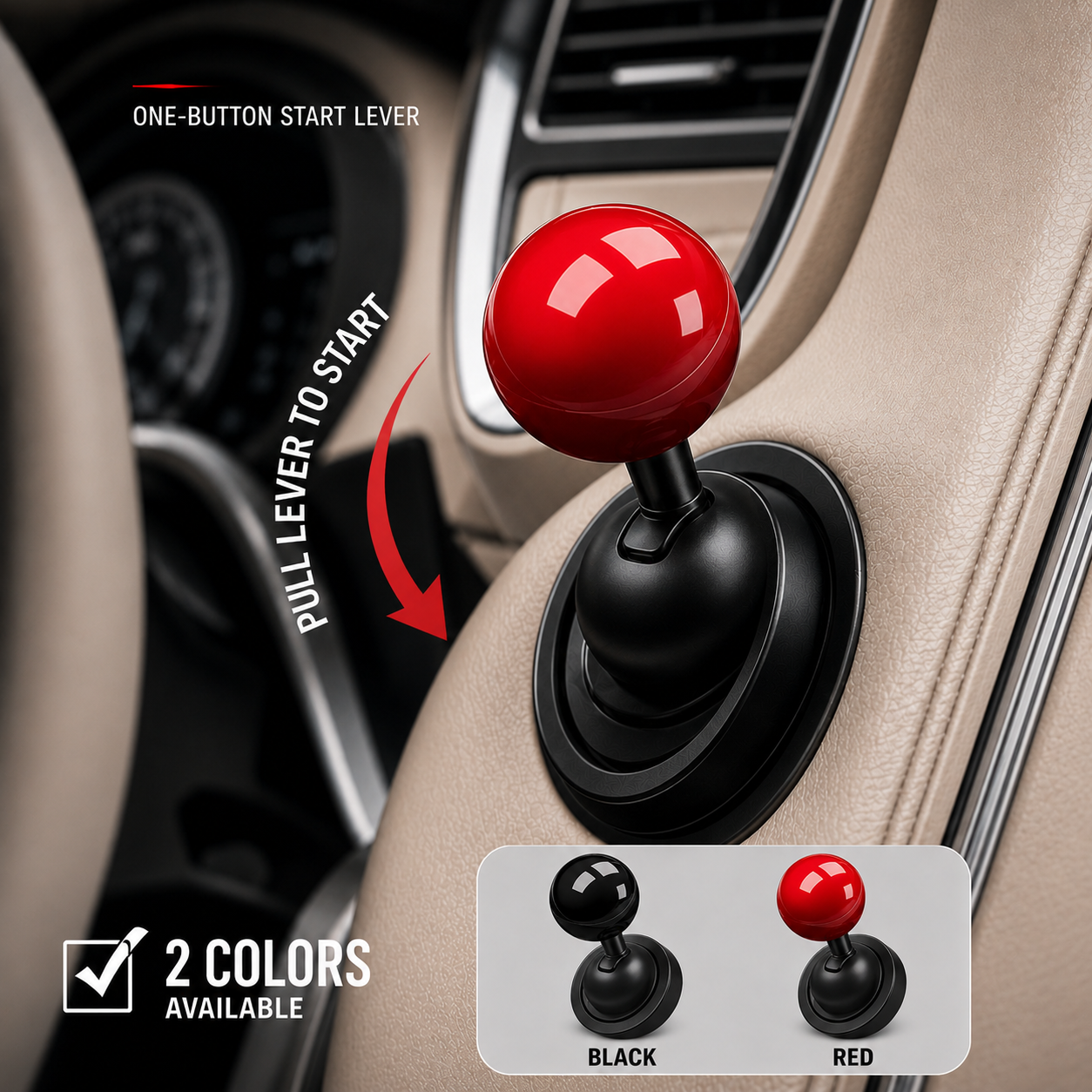 Car Push Start Button Cover (Buy 1 Get 1 free)
