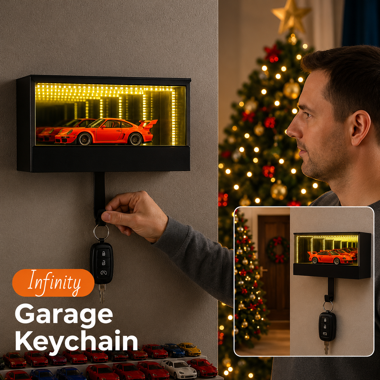 Infinite Car Garage Key Holder