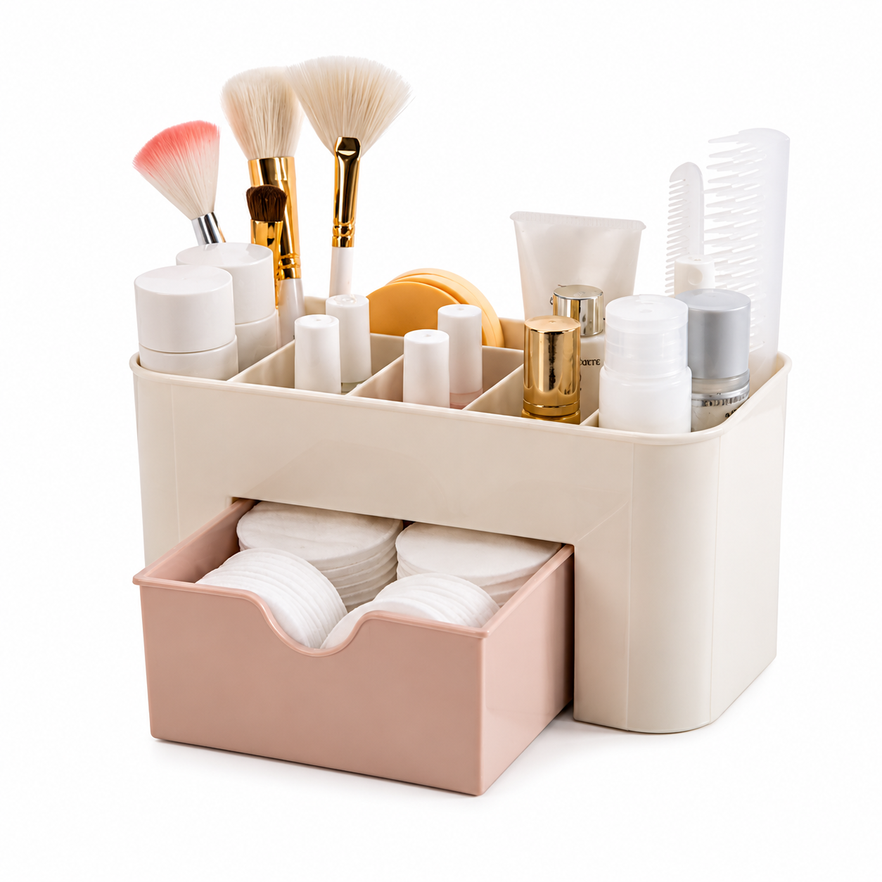 Makeup & Skincare Organizer Box with Drawer