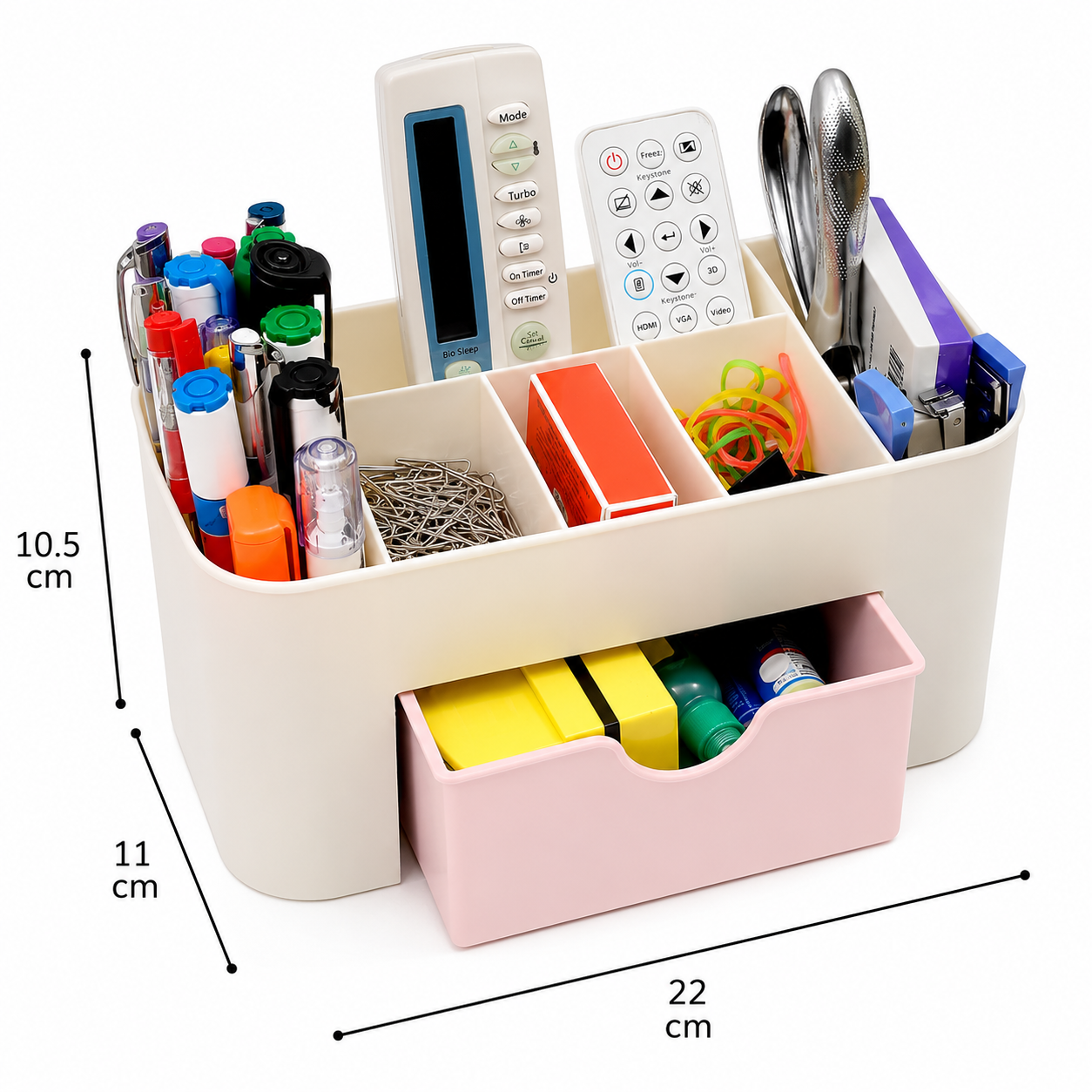 Makeup & Skincare Organizer Box with Drawer