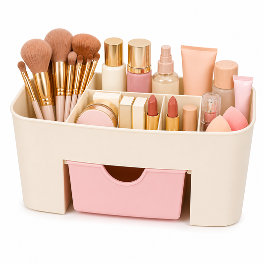 Makeup & Skincare Organizer Box with Drawer