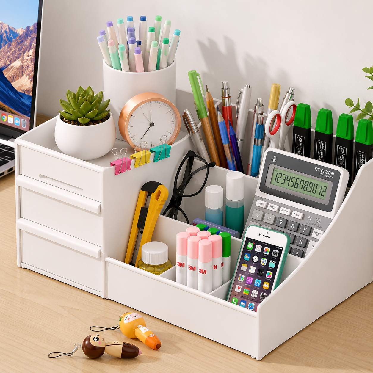 Compartment Makeup Organizer Box Big