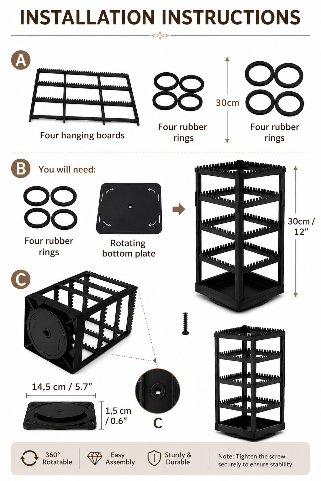 Jewellery Stand Organizer