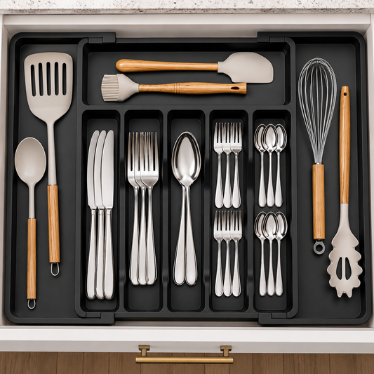 Multi Expandable Slider Kitchen Drawer Organizer
