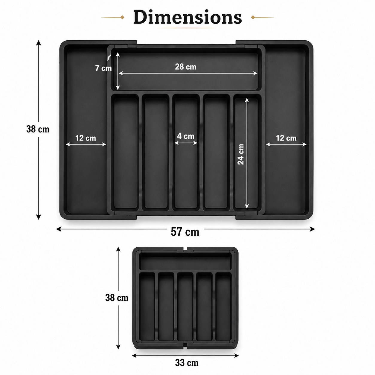 Multipurpose Kitchen Drawer Organizer