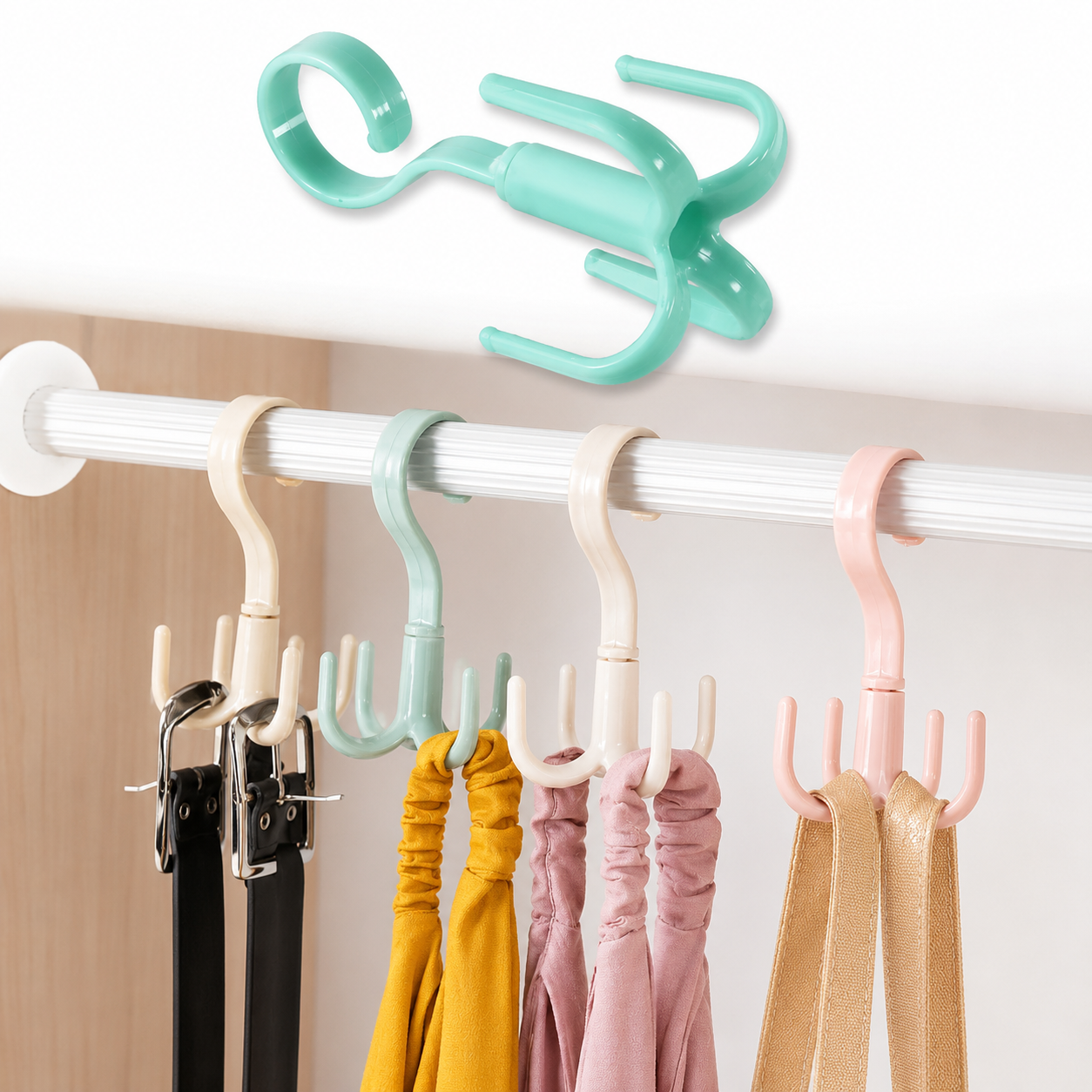 360° Rotating Hanger Hook (Pack of 5)