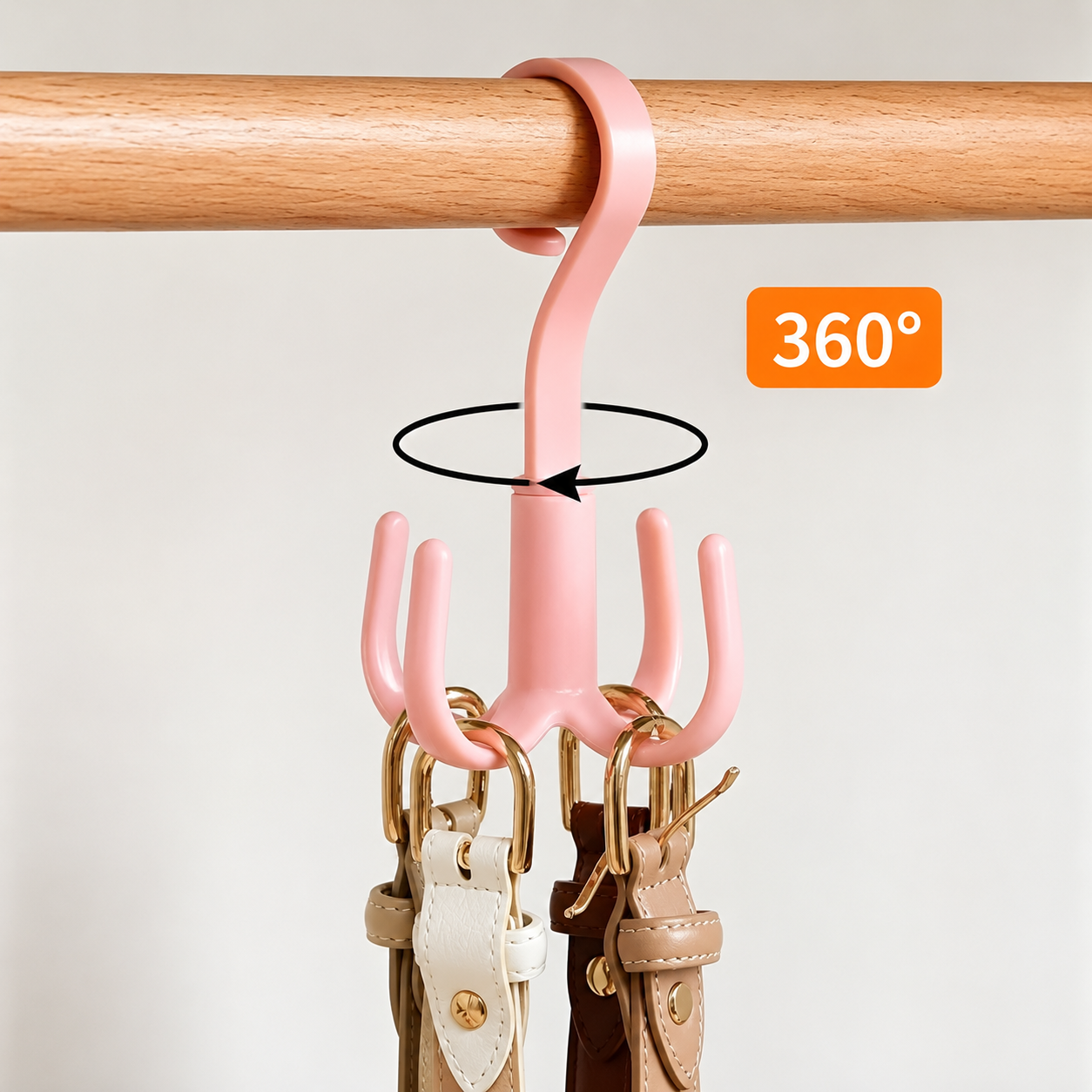 360° Rotating Hanger Hook (Pack of 5)