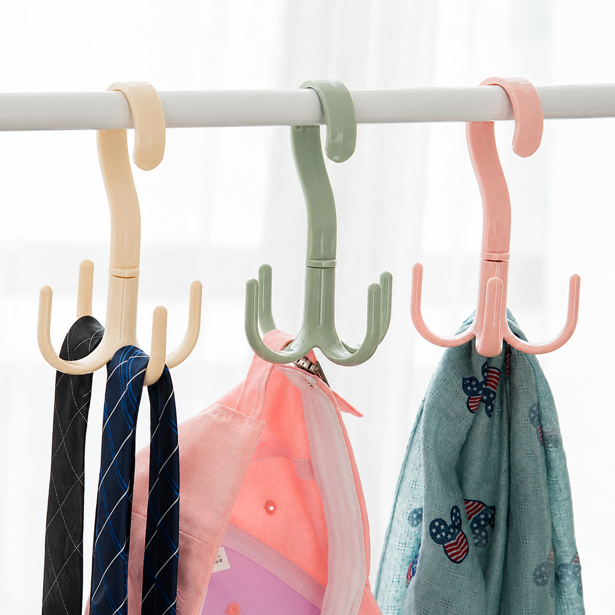 360° Rotating Hanger Hook (Pack of 5)