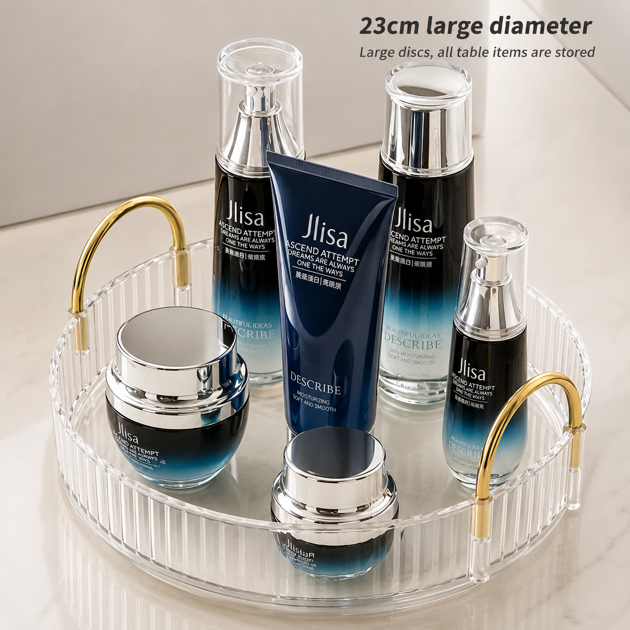 360° Rotating Makeup & Skincare Organizer