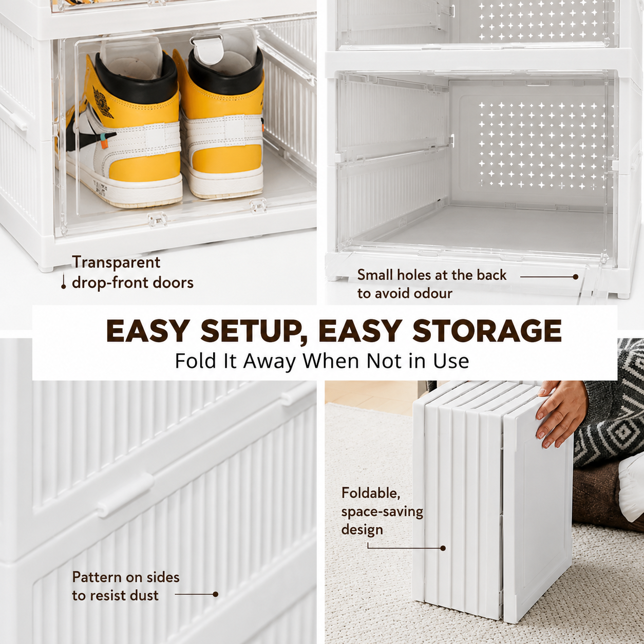 Foldable Shoe Rack Box
