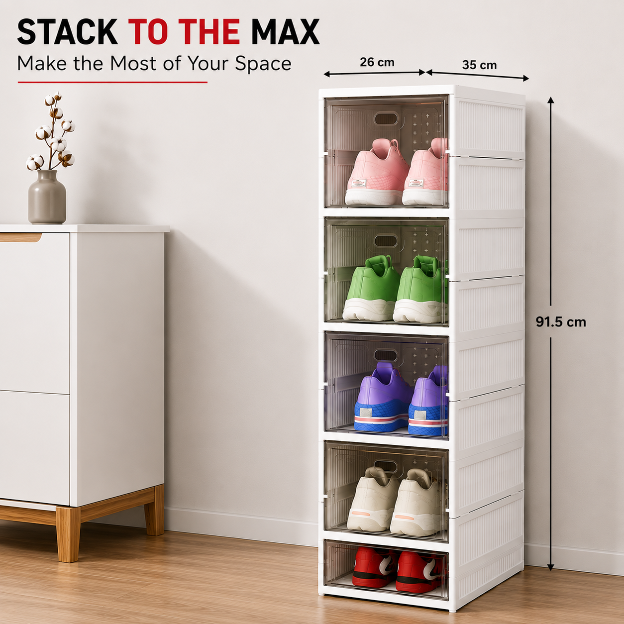 Foldable Shoe Rack Box