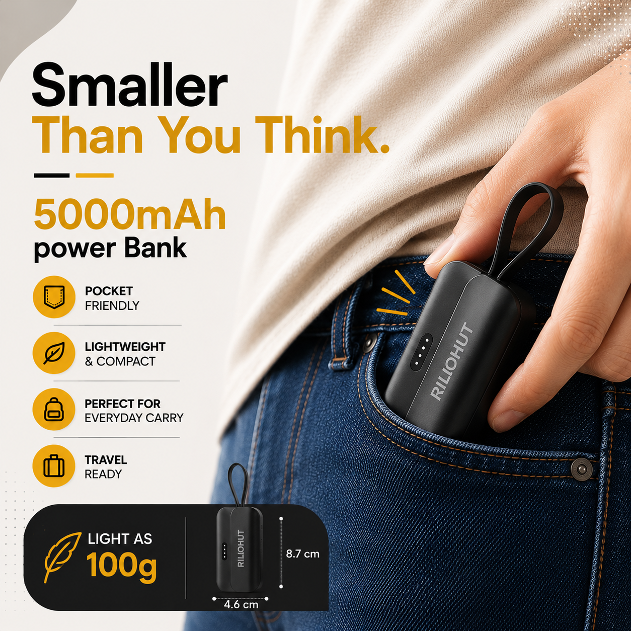 PocketBank 5000mAh Power Bank