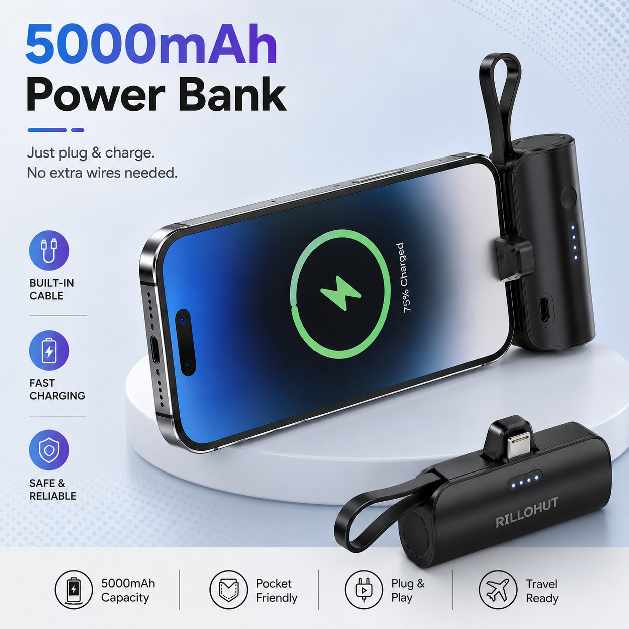 PocketBank 5000mAh Power Bank