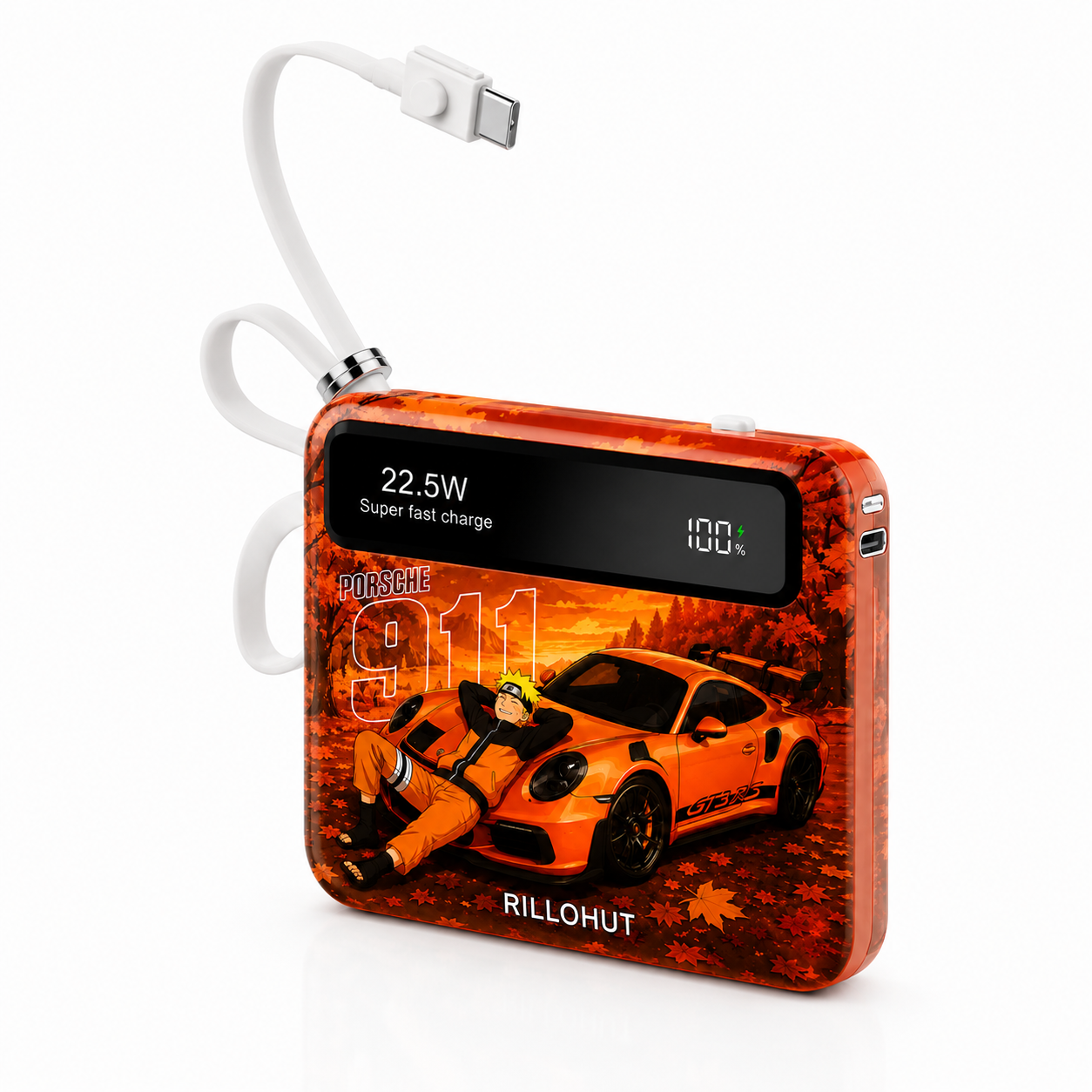 Porshe Skin™ 10000mAh Fast Charging Power Bank – Car Edition