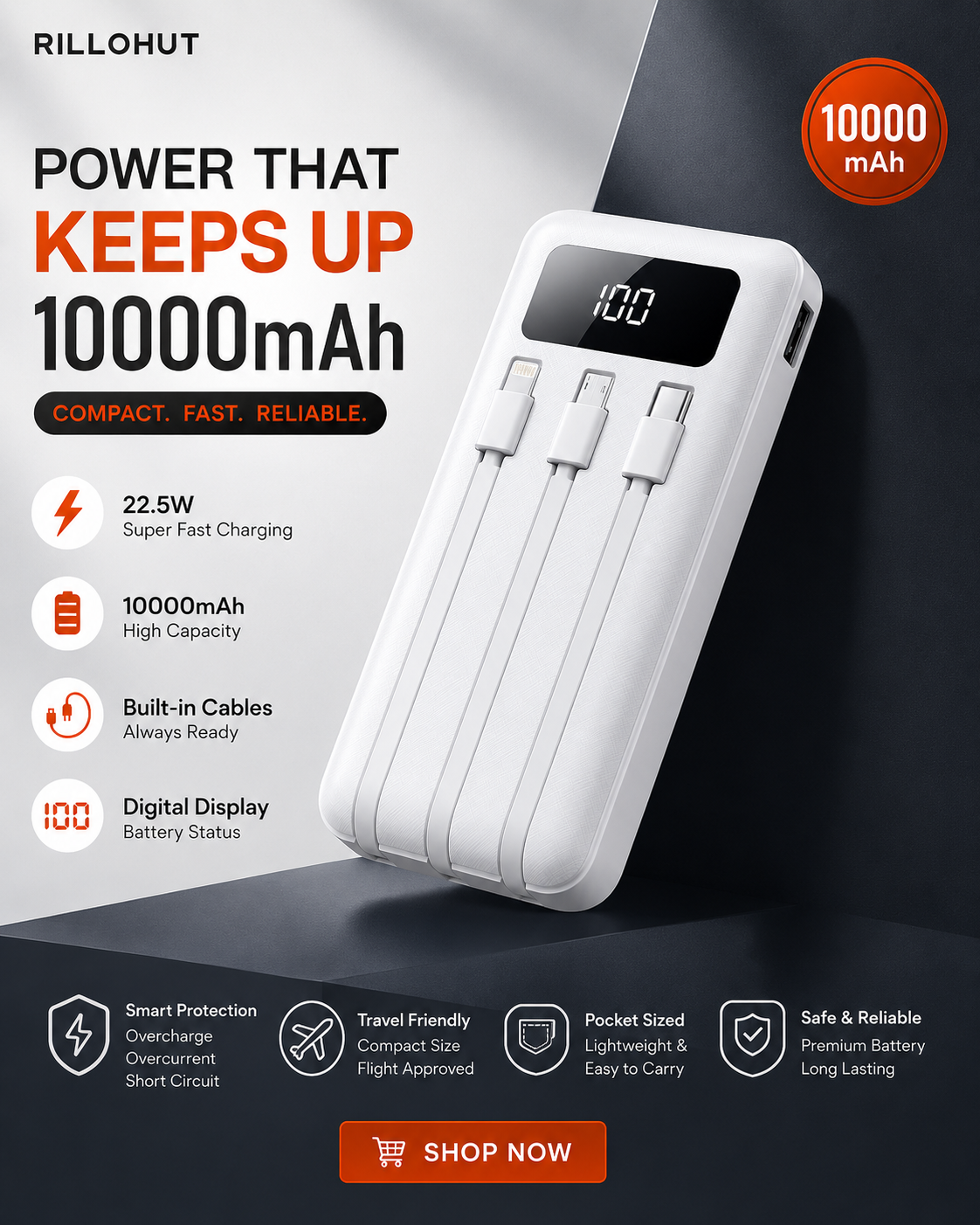 Big power Bank – 10000mAh