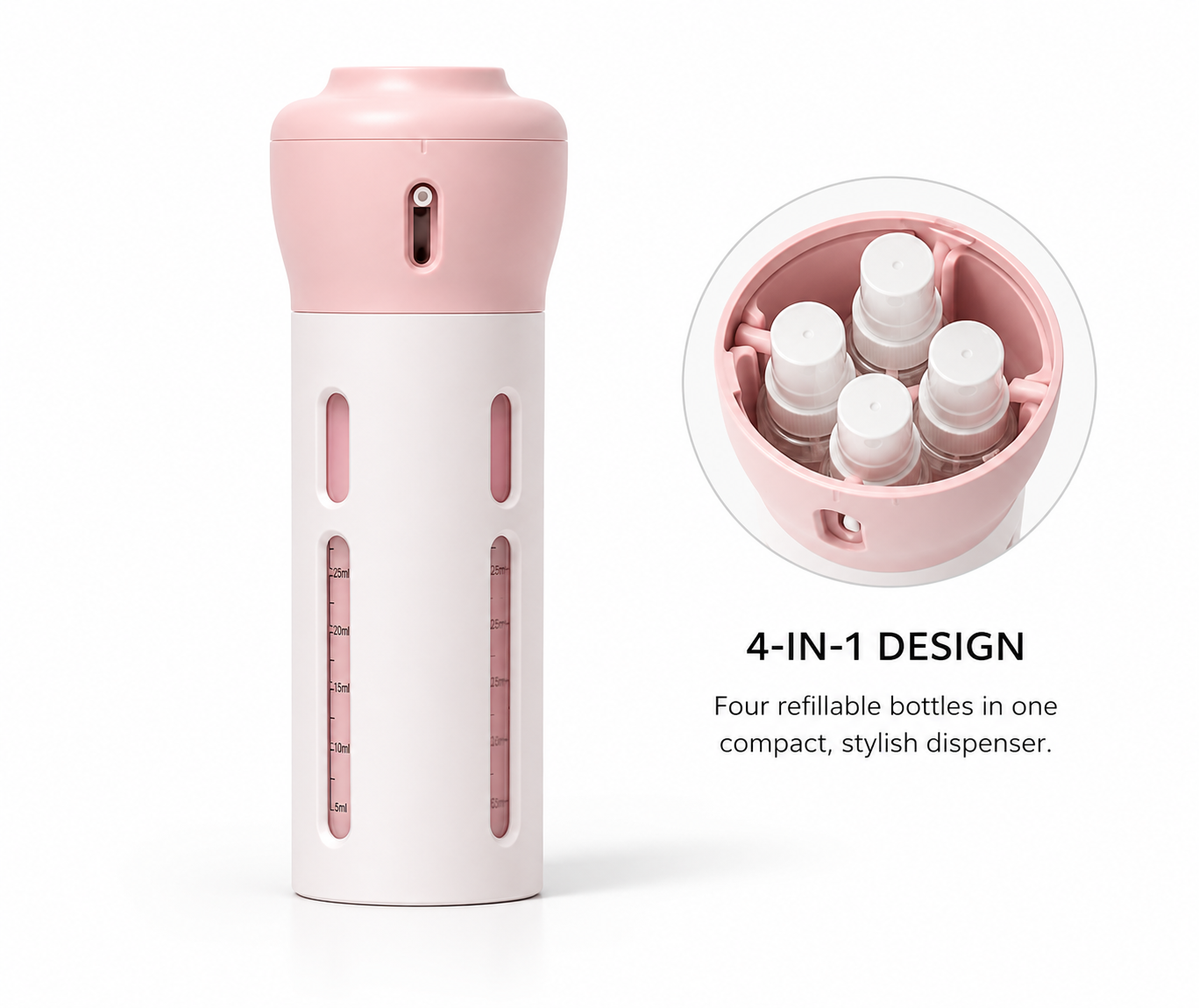 TripMate™ 4 in 1 Travel Dispenser