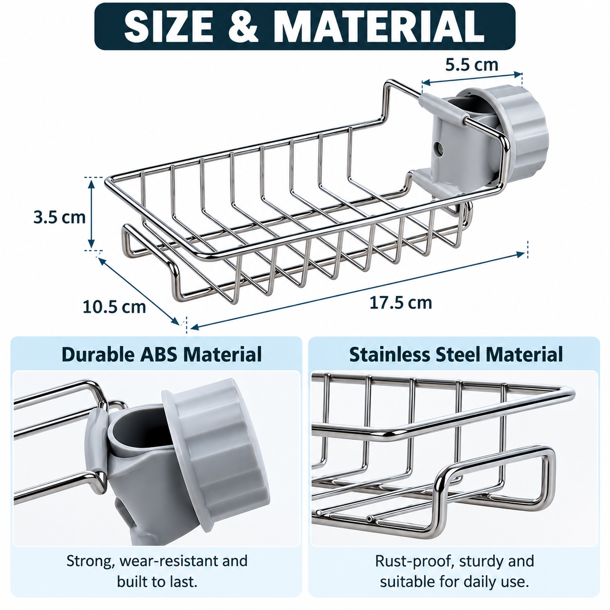 Kitchen Sink Caddy Organizer