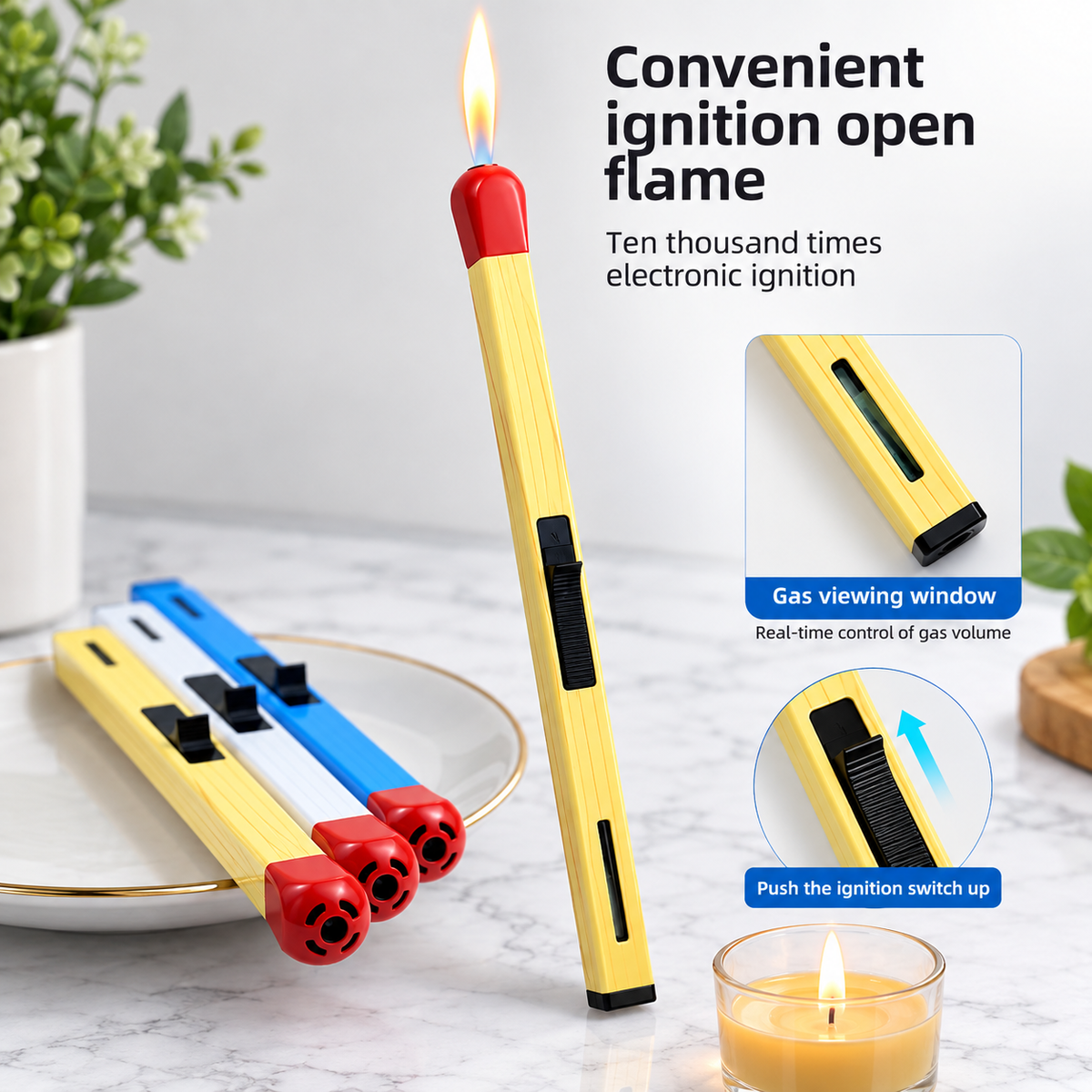 Refillable Multipurpose Gas Lighter