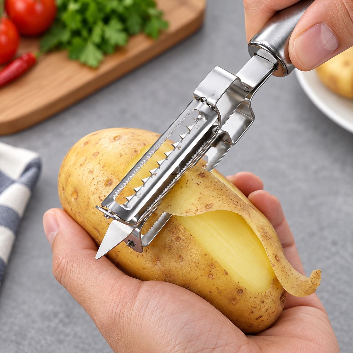 3-in-1 Multi-Functional Vegetable Peeler
