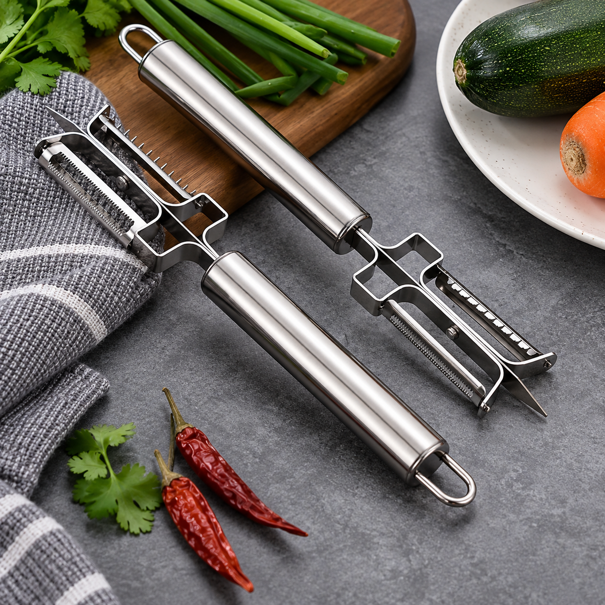 3-in-1 Multi-Functional Vegetable Peeler