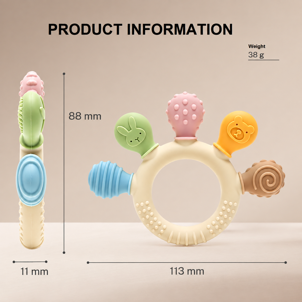Silicone Baby Teether