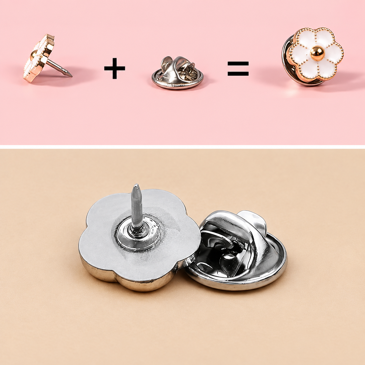 Decorative Wooden Buttons for Clothes (20 pcs)