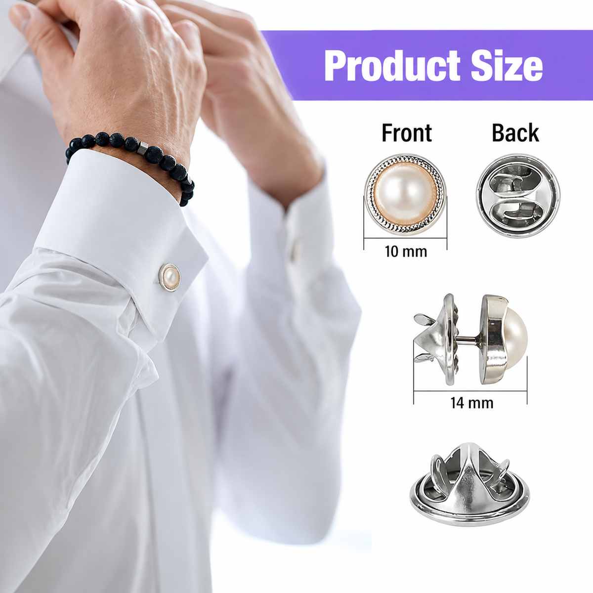 Decorative Wooden Buttons for Clothes (20 pcs)