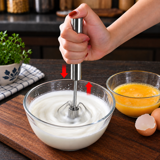 Stainless Steel Hand Mixer & Egg Beater