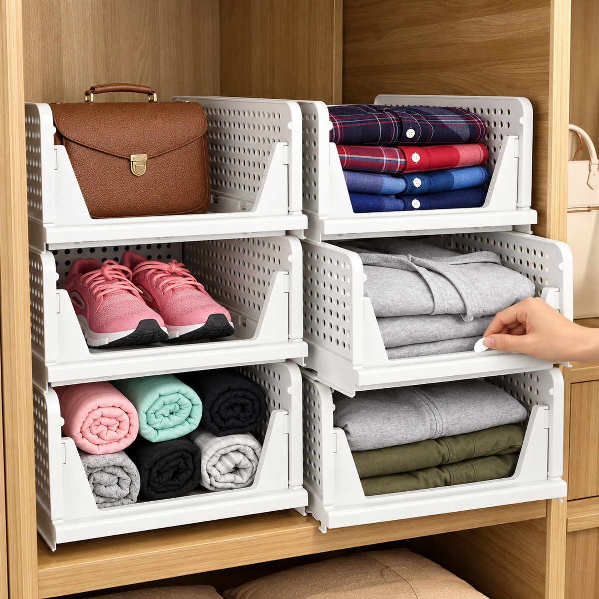 Multipurpose Space Saver Storage Organizer (Pack of 2)